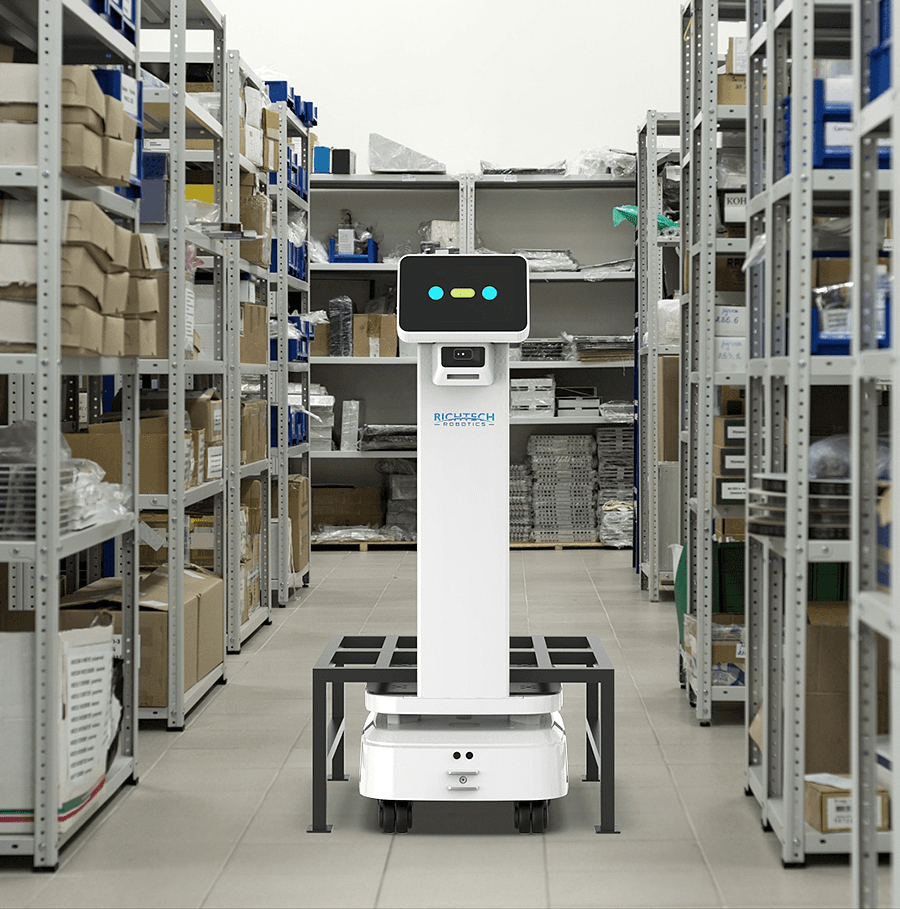 titan in a paper warehouse