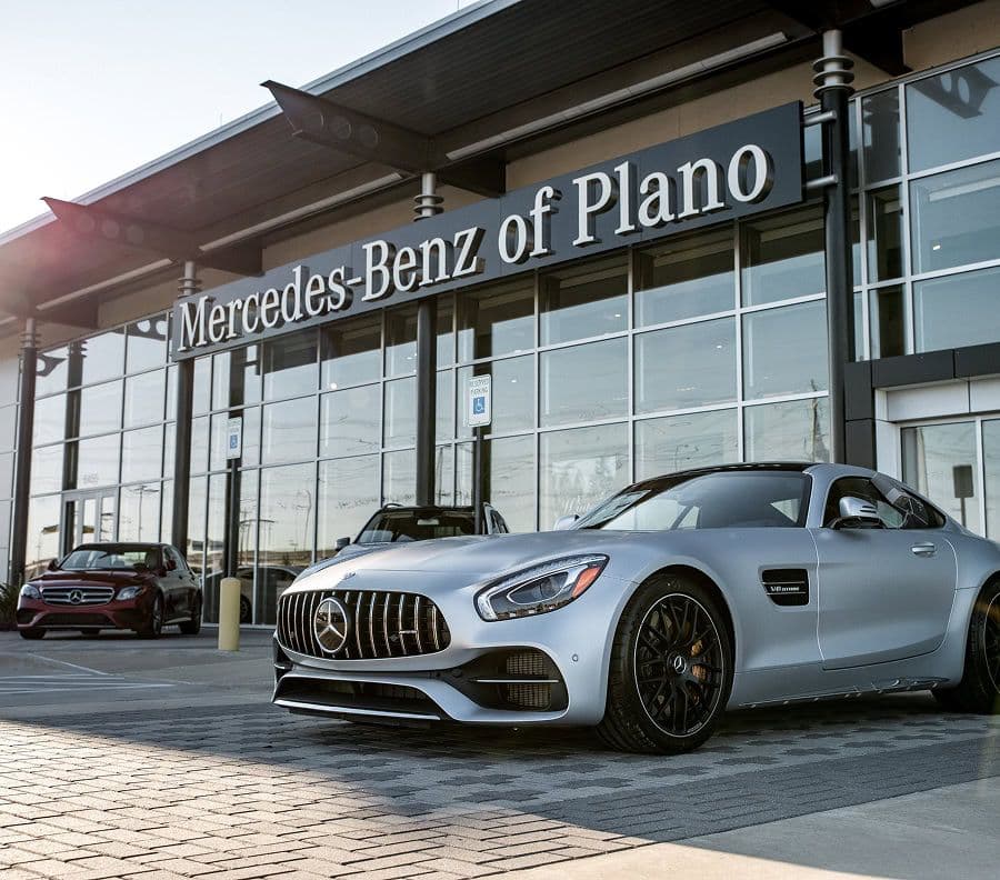 mercedes benz of plano store front