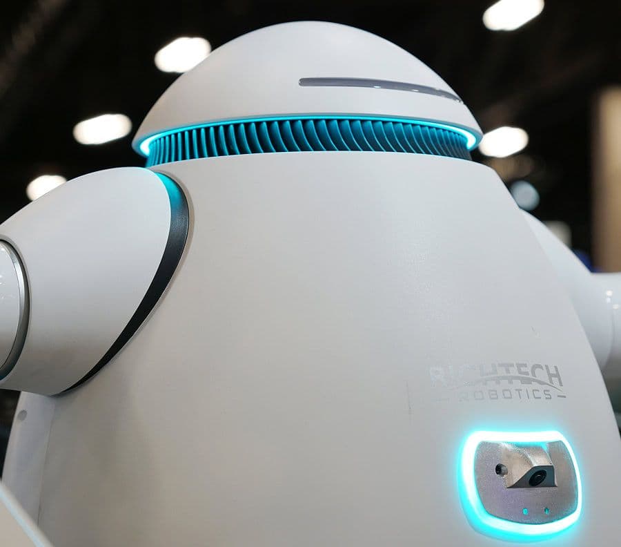 white humanoid robot